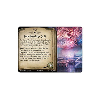 Arkham Horror The Card Game In the Clutches of Chaos MYTHOS PACK - Battle Reality-Bending Breaches! Cooperative Living Card Game, Ages 14+, 1-4 Players, 1-2 Hour Playtime, Made by Fantasy Flight Games - style: In the Clutches of Chaos
