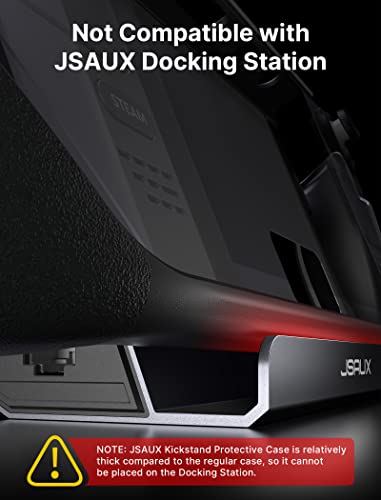 JSAUX PC0104 ModCase for Steam Deck + PC0102 Steam Deck Case with Kickstand