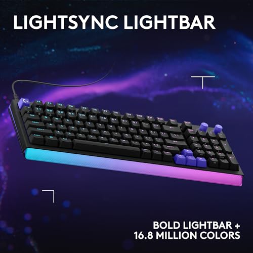 Logitech G512 X 98 TMR + Tactile Switch Mechanical Gaming Keyboard - Black | Hot-Swappable 9x TMR Rapid Trigger + Tactile Mechanical Switches, Gasket, PBT Keycaps, <8K, LIGHTSYNC RGB, for PC & Mac - color: Black, size: 98 percent, style: Tactile Switches