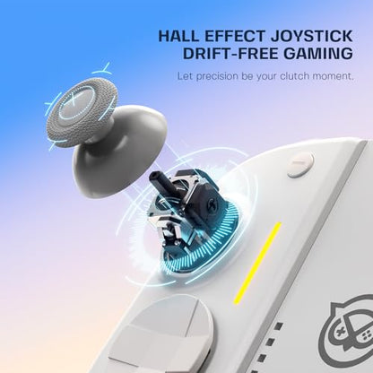 NYXI Hyperion 3 Switch 2 Controller–World's First Third-Party Wireless Controller for Switch 2, 9-Axis Gyro, Hall Effect Joystick, Full Mechanical Buttons, Dual Back Buttons & Adjustable Vibration (White) - color: White