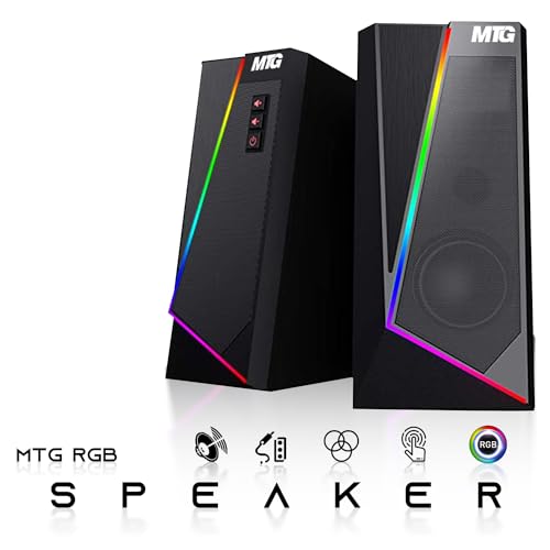 TechMagnet HP G4 Gaming PC, i7, 16GB RAM, 512GB SSD, Win 11 Pro | Desktop Computer, GT 1030 Graphics, Dual 27 Inch Monitor, RGB KBM, Speaker, Webcam, USB WiFi BT (Renewed) - size: i7-8th Gen | GT 1030, style: Dual 27-Inch