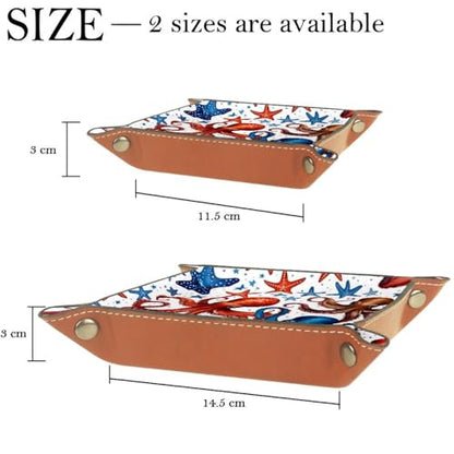Octopus Starfishes Dice Tray Dice Rolling Tray Folding Dice Holder for Dice Games, Like RPG, DND and Other Table Games - color: Multi 5