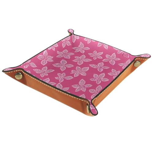 Pink Flowers Dice Tray Dice Rolling Tray Folding Dice Holder for Dice Games, Like RPG, DND and Other Table Games - color: Multi 18