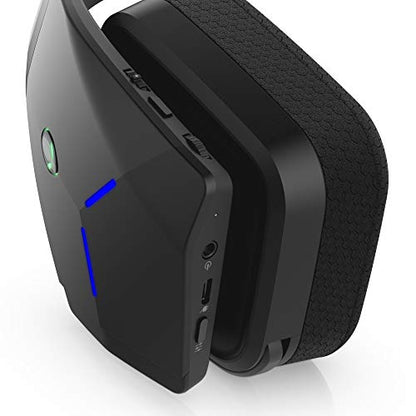 Alienware Wireless Gaming Headset–Aw988 –7.1 Surround Sound- RGB Alienfx -Boom Noise-Cancelling Mic -Sports Fabric Earcups -Works W/ PS4, Xbox One, Nintendo Switch & Mobile Devices Via 3.5mm Connector