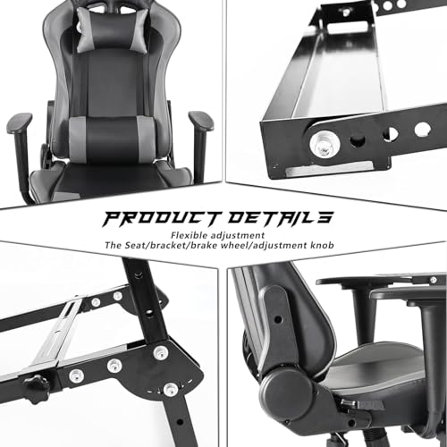 Anman X56 Flight Simulator Cockpit with Pedal Support, Joystick and Hotas Chair Mount Fit for Thrustmaster A10C Hotas Warthog, for Logitech X52, Multifunctional Game Chair (Electronics Not Included)