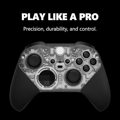 Xbox Wireless Gaming Controller | Elite Series 2 Core | Translucent Black | Console, PC, and Cloud Devices | Adjustable Thumbsticks | Trigger Locks - color: Translucent Black