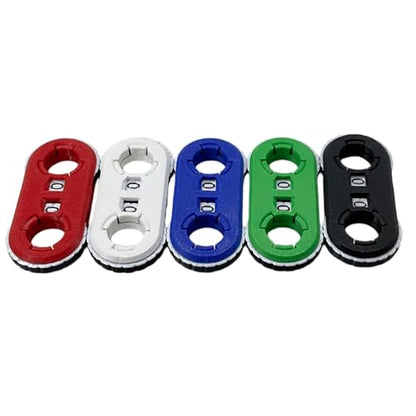 2 Pack MTG Life Counter 2 Ring (Green) - color: Green
