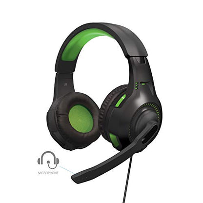 Armor 3 SoundTac Universal Gaming Headset with Inline Volume Control -Green | Compatible with Switch 2/Switch/Xbox Series X|S, PS5/PS4/PC with Clear Stereo Sound, 4 ft. Cable - color: Green