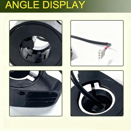 3-Wire Electric Scooter Thumb Throttle Accelerator Speed Control | Compatible with Gotrax Apex GXL V2 Pro/LE/XL/Hiboy S2/S2 Pro/Megawheels S10/i9, Replaces 3 Wire Thumb Throttle Component