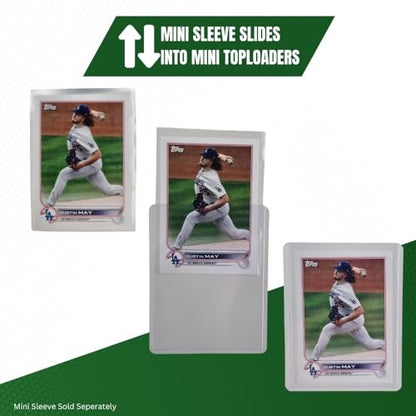 Mini Toploaders for Cards or Stickers 2 3/8" x 3 1/4" - 25 Pack Top Loaders 35pt. (25 pack)