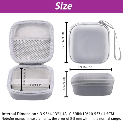 Khanka Hard Case for Anbernic RG Rotate/RG34XXSP/RG35XXSP Retro,White | EVA Hard Shell, Hand Strap Portability, Soft Interior Lining, Secure Custom Fit, Smooth Zipper Opening, Protective Case Only - style: White