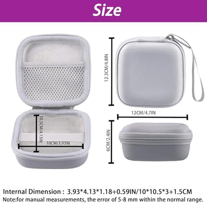 Khanka Hard Case for Anbernic RG Rotate/RG34XXSP/RG35XXSP Retro,White | EVA Hard Shell, Hand Strap Portability, Soft Interior Lining, Secure Custom Fit, Smooth Zipper Opening, Protective Case Only - style: White