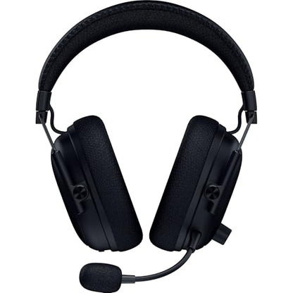 Razer BlackShark V3 Pro Wireless ANC Gaming Headset for PC, Black | Full Band Mic, 50mm Drivers, 2.4 GHz, Bluetooth, USB, 3.5mm, Works with Mac, PS5, Nintendo Switch, Smartphone, 70 Hr Battery - color: Black, style: PC