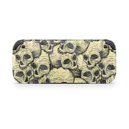 Glossy Glitter Gaming Skin Compatible with Nintendo Switch 2 Console Only - Inked Skulls - Premium 3M Vinyl Protective Wrap Decal Cover - Easy to Apply | Crafted in The USA by MightySkins - color: Inked Skulls, size: Switch 2 Console Skin Only, style: Glo
