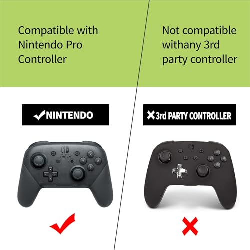 DOYO Magnetic Controller Phone Mount Clip for Switch and Switch Lite Pro Controller, Gaming Phone Holder, Adjustable Mag-Safe Phone Mount Holder for Switch Controller - color: Black-for Switch Controller
