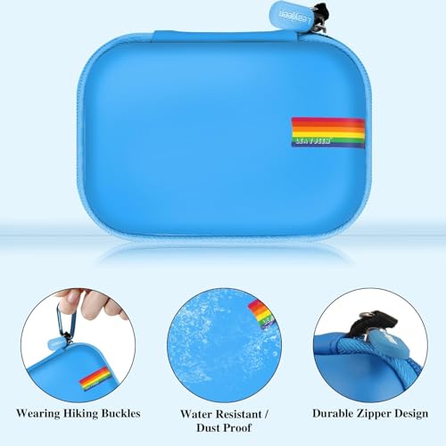 Leayjeen Kids Camera Case Compatible with Seckton/Desuccus/SINEAU/Rindol Upgrade Kids Toys Camera and Kids Digital Video Cameras for Toddler,Christmas Gifts and Birthday Gifts for Boys-Blue(Case Only) | Fits CIMELR/Seckton/OZMI Kids Toy Cameras and Childr