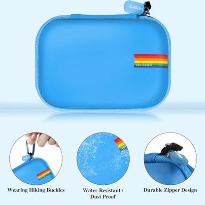 Leayjeen Kids Camera Case Compatible with Seckton/Desuccus/SINEAU/Rindol Upgrade Kids Toys Camera and Kids Digital Video Cameras for Toddler,Christmas Gifts and Birthday Gifts for Boys-Blue(Case Only) | Fits CIMELR/Seckton/OZMI Kids Toy Cameras and Childr