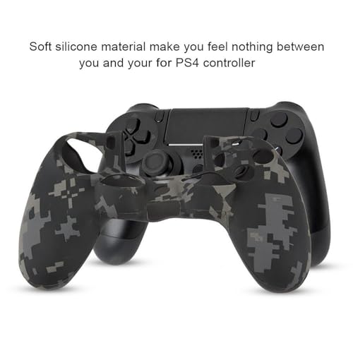 Protective Case Controller,Soft Silicone Sleeve Case,Gaming Controller Handle Cover,Controller Skin Cover Protective Case (Grey)