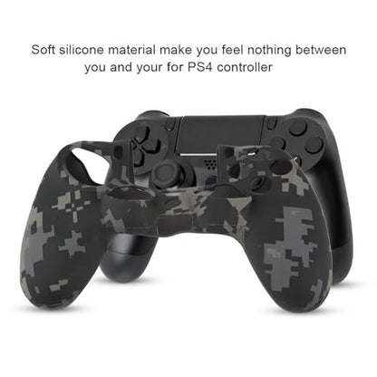 Protective Case Controller,Soft Silicone Sleeve Case,Gaming Controller Handle Cover,Controller Skin Cover Protective Case (Grey)