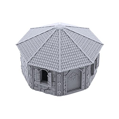 Dwarven House by Printable Scenery, 3D Printed Tabletop RPG Scenery and Wargame Terrain 28mm Miniatures