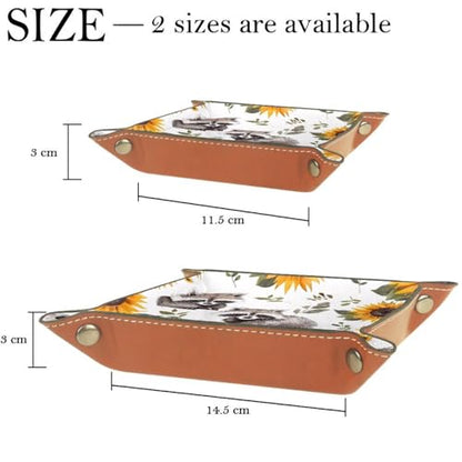 Raccoons Sunflower Dice Tray Dice Rolling Tray Folding Dice Holder for Dice Games, Like RPG, DND and Other Table Games - color: Multi 2