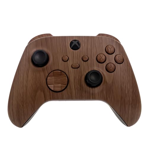 Crazy Controllerz Customz Series Custom Wireless Controller for Xbox One Series X S PC - Rich Mahogany Design - color: XS RICH MAHOGANY