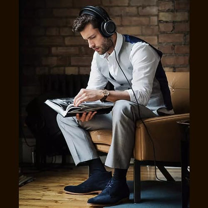 Philips Fidelio X2HR Over The Ear Open Back Wired Headphone 50mm Drivers- Black Professional Studio Monitor Headphones with Detachable Cable