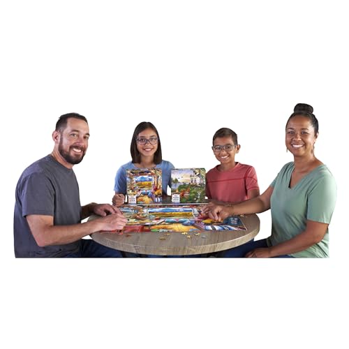 RoseArt - My Happy Place - Van Life - 750 Piece Jigsaw Puzzle for Adults - style: Van Life, The Grand Tetons