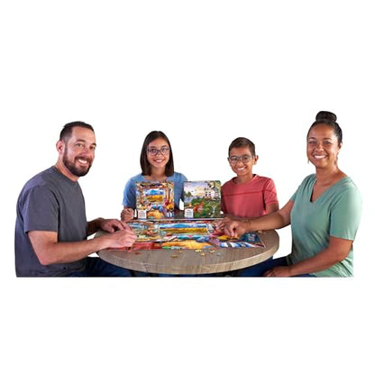 RoseArt - My Happy Place - Van Life - 750 Piece Jigsaw Puzzle for Adults - style: Van Life, The Grand Tetons