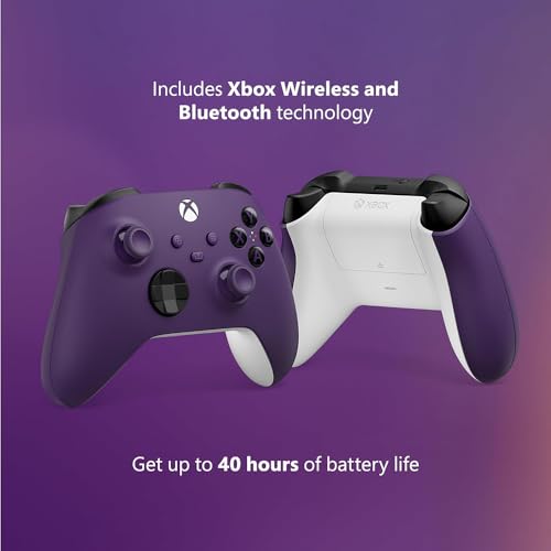 Microsoft QAU-00068 Xbox Wireless Controller Astral Purple 2 Pack (Renewed) - color: Astral Purple