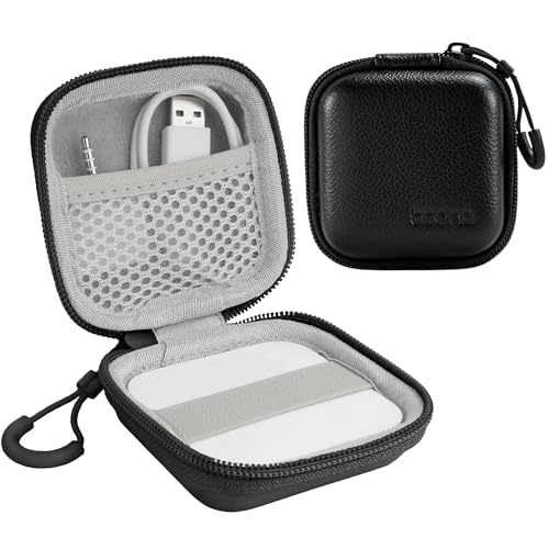 Hard Case for Square Contactless & Chip Reader 1st/2nd Gen, Black | Square Card Reader Case, Mini Carrying Bag for Credit Card Scanner, Charger Cords, USB Cables & Small Electronic Accessories - color: Black