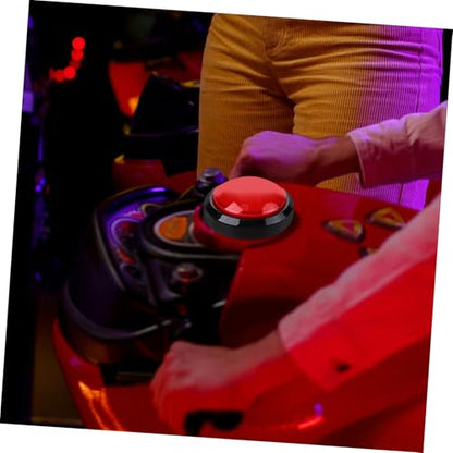 Game Machine Push Button with Light Replacement Switch for Competition Games Easy Operation for Arcade and Gaming Machines LED Illuminated Design