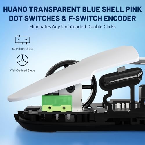 ATTACK SHARK x Ajazz AJ159 Gaming Mouse,2.4G Wireless Mouse,56g Ultralight,26K DPI PAW3395 Sensor,6 Programmable Buttons,Ergonomic Wired Gaming Mouse USB3.0 with 80M Click Switch for PC/MAC - color: AJ159 White
