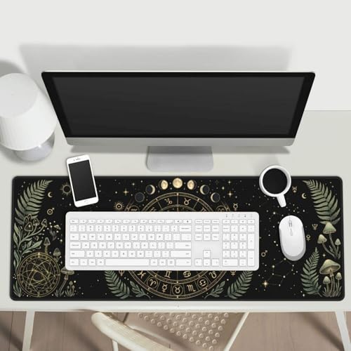 Extended Gaming Mouse Pad, Large Mouse Mat, XL Desk Pad for Keyboard and Mouse, Non-Slip Rubber Base & Stitched Edges for Gamer Office 31.5x11.8 in - color: 11