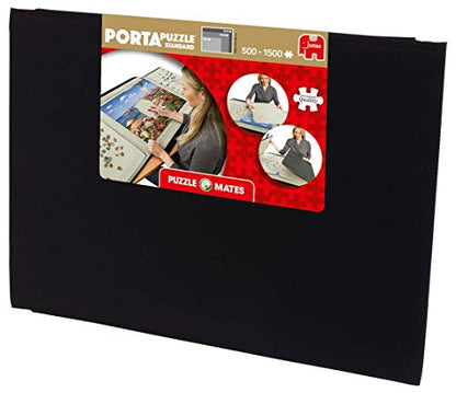 Jumbo, Puzzle Mates, Portapuzzle - Standard 1,500 Piece Jigsaw Storage Board Case, Jigsaw Puzzle Accessories, Puzzle Storage