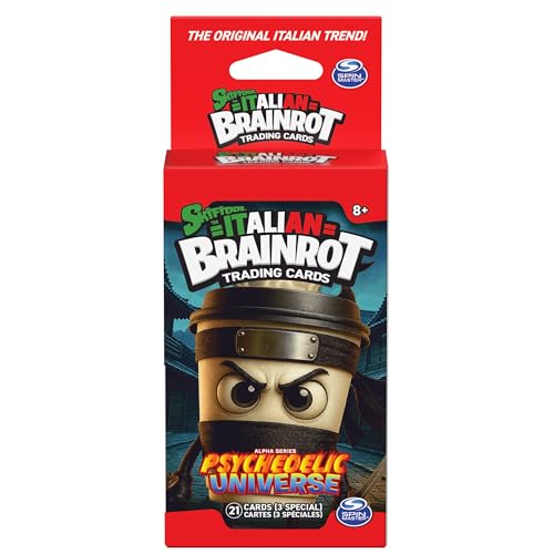 Skifidol Italian Brainrot Official Trading Card Game 3-Pack Blind Booster Box, 21 Cards of Wave 1: Psychedelic Universe, Collectible TCG, for Ages 8 & Up - style: 3-Pack Blind Booster Box, 21 Cards