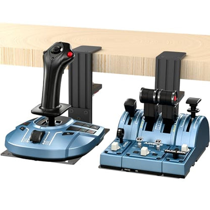 Table Mount Compatible for Logitech X52/X52 Pro/X56/X56 Rhino/Throttle Quadrant/Thrustmaster Warthog 10C & throttle/T.16000M FCS/TCA Officer Pack Airbus/TSSH Handbrake/VKB Gunfighter MK.lll etc