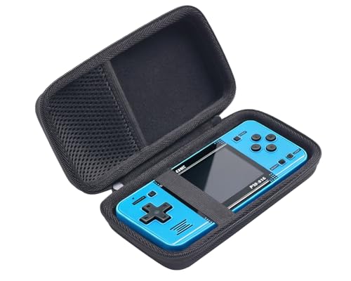 inDomit Hard Protective Travel Case Compatible with WELLST·G/TaddToy/Beijue 16-Bit - Portable Retro Game ,Black(CASE ONLY)