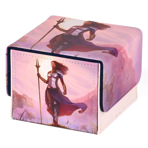 Field of Glory Deck Box | 100+ Double Sleeved Card Capacity | Magnetic Closure - color: Field of Glory