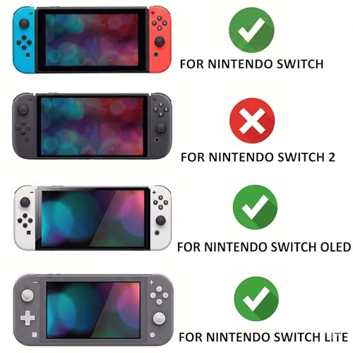 2-Pack Joystick Replacement for Nintendo Switch Joy-Con Controllers, Analog Thumb Stick Repair Kit with Y1.5 Triwing Screwdriver + Pry Tools, Fix Drift Issues for Switch/OLED/Lite (White Pack) - color: White Pack