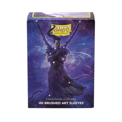 Dragon Shield | Brushed Art Sleeves | Constellations: Alaric | 100 CT - Smooth & Tough Premium TCG Sleeves | Compatible with Pokemon, Flesh & Blood, One Piece & Magic the Gathering - color: Constellations: Alaric