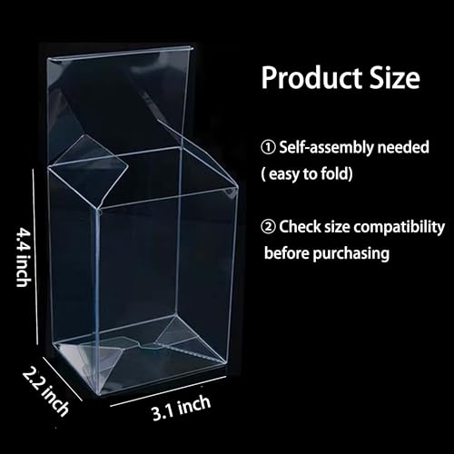 8PCS Plastic Protector Case for Booster Bundle, Foldable Display Box Clear Booster Bundle/Build&Battle Collectors Cards Protector Storage (Will NOT fit Ascended Heroes or Perfect Order)