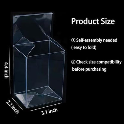 8PCS Plastic Protector Case for Booster Bundle, Foldable Display Box Clear Booster Bundle/Build&Battle Collectors Cards Protector Storage (Will NOT fit Ascended Heroes or Perfect Order)