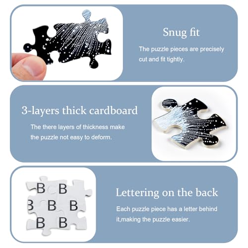Impossible Puzzle for Adults 1000 Piece, Butterfly Lady Puzzle Dancing Women Pretty, Elegant Ballet Aesthetic Art Jigsaw Puzzle - style: Butterfly Ballet Puzzle