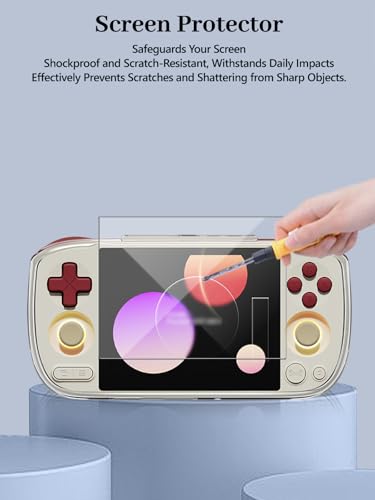 3-Pack Screen Protector for AYANEO Pocket AIR Mini Handheld Game Consoles, 9H Hardness Tempered Glass, Anti-Fingerprint,Anti-Scratch, Easily Installation, HD Clear