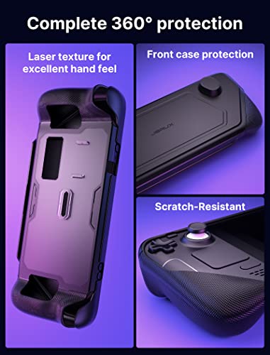 JSAUX PC0104 ModCase for Steam Deck + PC0102 Steam Deck Case with Kickstand
