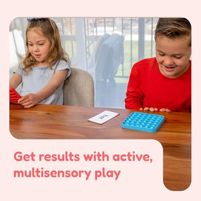The Fidget Game Word Pop CVC Word Games for Kids 4-6 | Learn to Read in Weeks, Multisensory Reading & Phonics, Interactive Board Game, Pre Kindergarten to 1st Grade