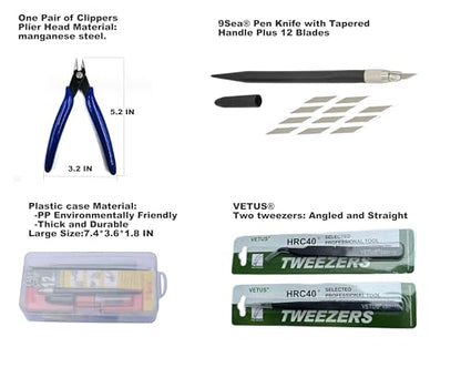 Gundam Modeler Basic Tools Craft Set For Car Model Assemble Building Kit by Alemon (Original Version)