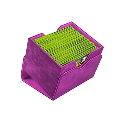 GameGenic Deck Box – Sidekick XL Purple 100CT – Durable and Sturdy TCG, OCG, CCG Card Storage – Compatible with Pokemon, Yugioh, Commander, and MTG Magic: The Gathering Cards - color: Purple