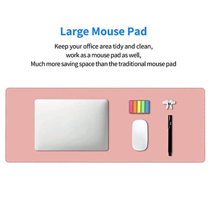 Rose Gold Mouse Pad Extended Large Gaming Mousepad XL Big Long Oversized Desk Mat Stitched Edges 31.5 X 11.8 Inch for Home Office - color: Black12